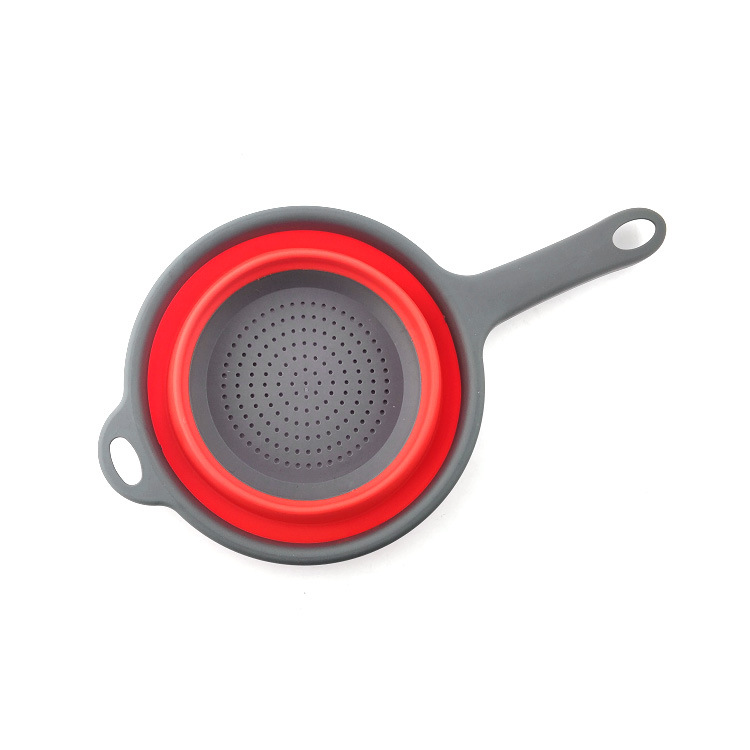Collapsible Silicone Colander with Handles - Kitchen Gadget Gadgets and Gizmos