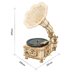 DIY Wooden Mechanical Phonograph Puzzle Gadgets and Gizmos