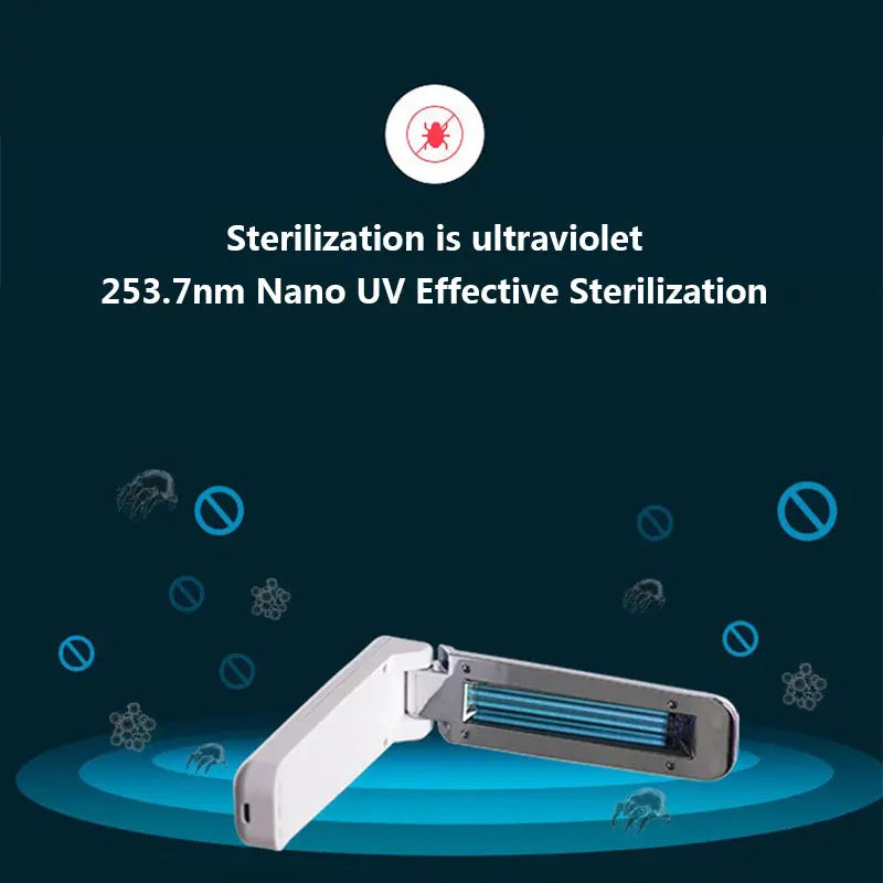 Compact UV Disinfection Lamp for Travel Gadgets and Gizmos