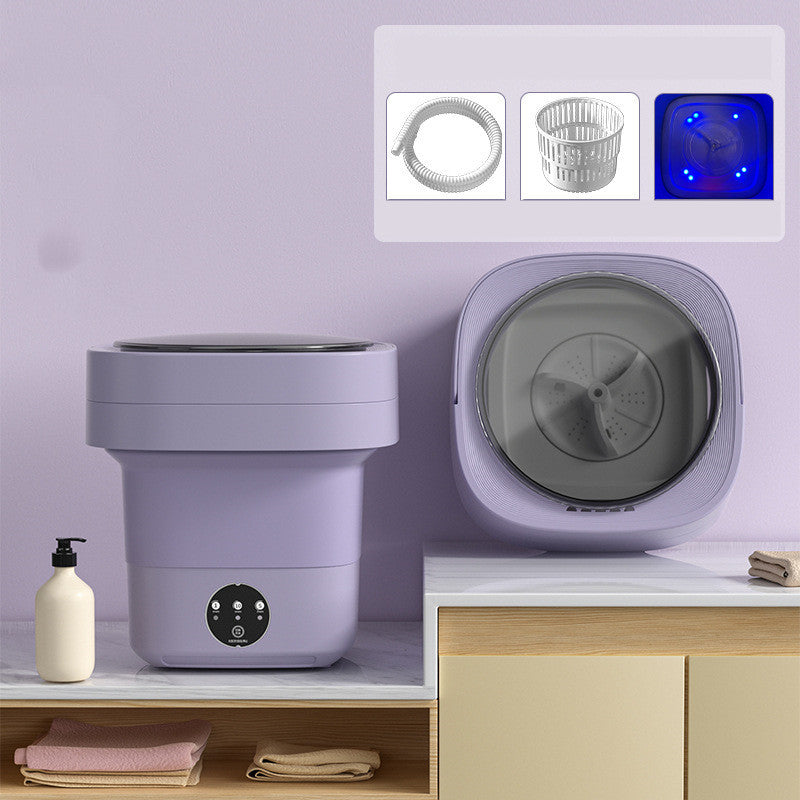 Mini Foldable Washing Machine Portable Mini Socks Underwear Panties Washing Machine Big Capacity 3 Models With Spinning Dry Gadgets Gadgets and Gizmos