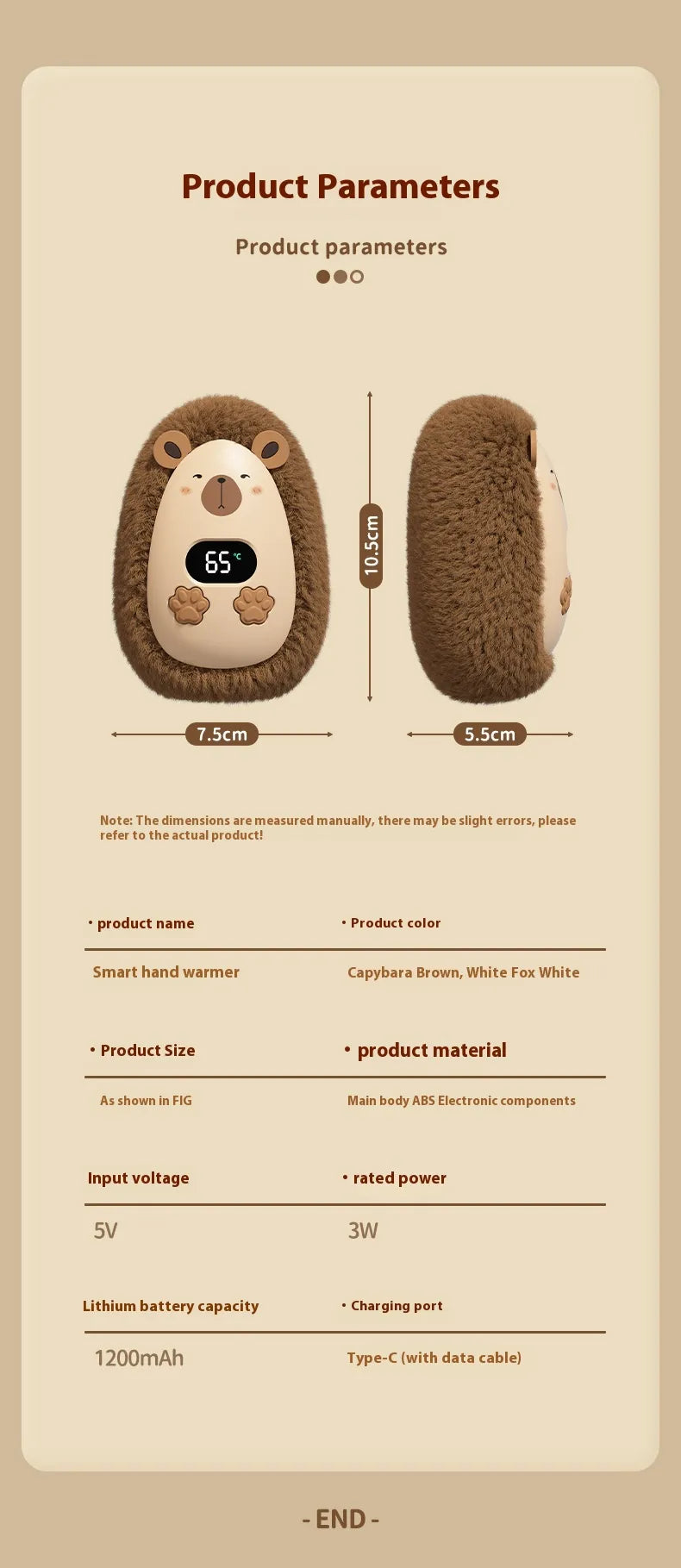 Portable Rechargeable Hand Warmer Gadgets and Gizmos