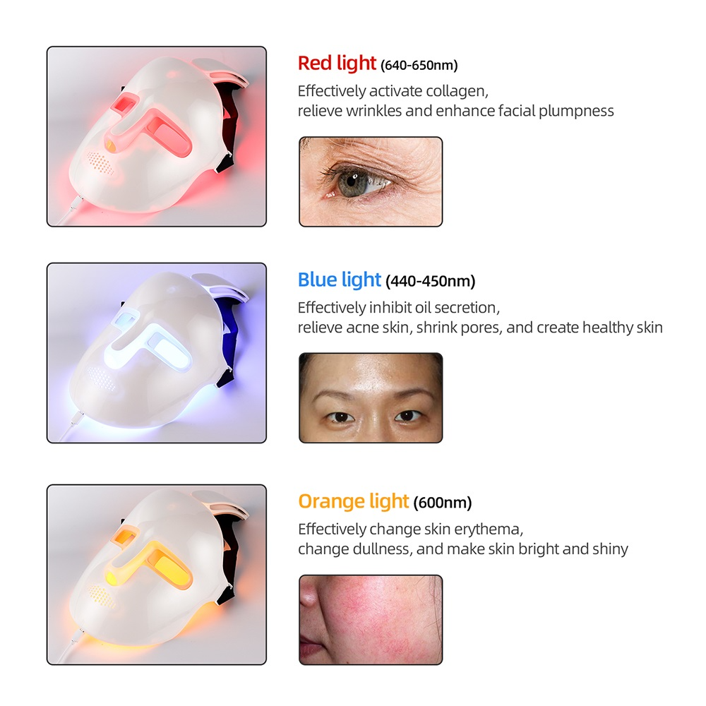 Glow Aura Color Light Facial Mask Gadgets and Gizmos