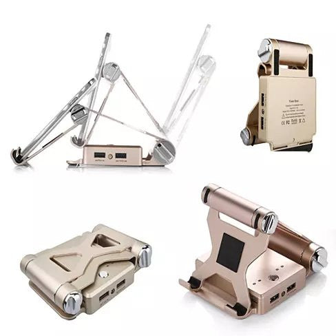 Podium Style Stand With Extended Battery Up To 200% For iPad, iPhone And Other Smart Gadgets Gadgets and Gizmos