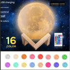 3D Moon Table Lamp Gadgets and Gizmos