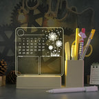 LED Glow Acrylic Memo Calendar Gadgets and Gizmos