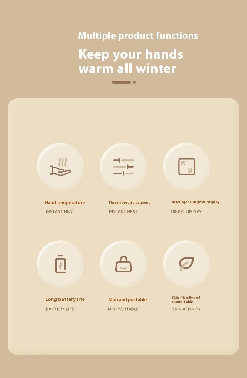 Portable Rechargeable Hand Warmer Gadgets and Gizmos
