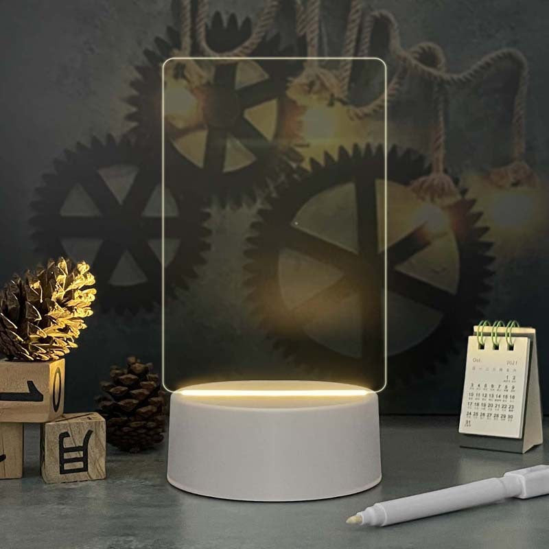 LED Glow Acrylic Memo Calendar Gadgets and Gizmos
