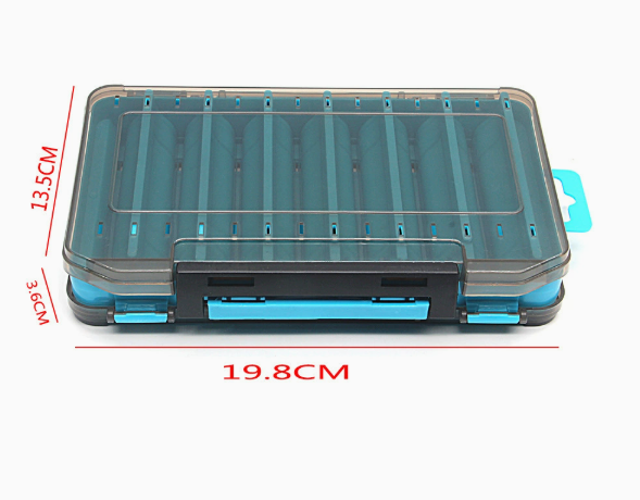 Durable Dual-Sided Fishing Tackle Box Gadgets and Gizmos