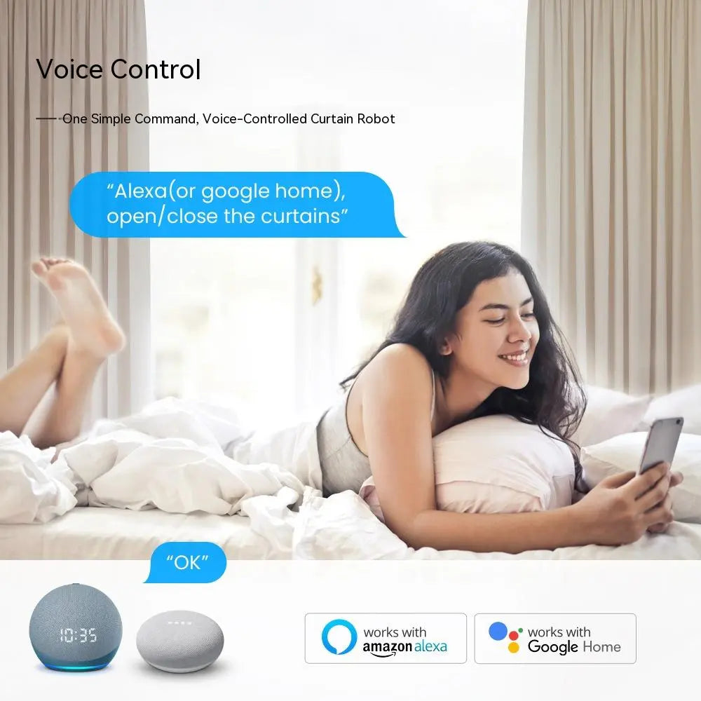 WiFi Curtain Robot Smart Home Electric Curtain Gadgets and Gizmos
