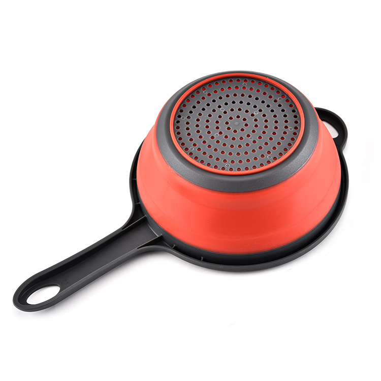 Collapsible Silicone Colander with Handles - Kitchen Gadget Gadgets and Gizmos
