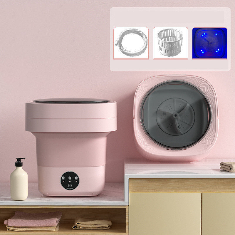 Mini Foldable Washing Machine Portable Mini Socks Underwear Panties Washing Machine Big Capacity 3 Models With Spinning Dry Gadgets Gadgets and Gizmos