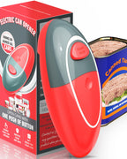 One Touch Battery Operated Electric Can Opener Fits All Size Can With Smooth Edge Hands Free Electric Can Openers for Kitchen Kitchen Gadgets Electric Can Opener for Seniors Arthritis and Chef Gadgets and Gizmos