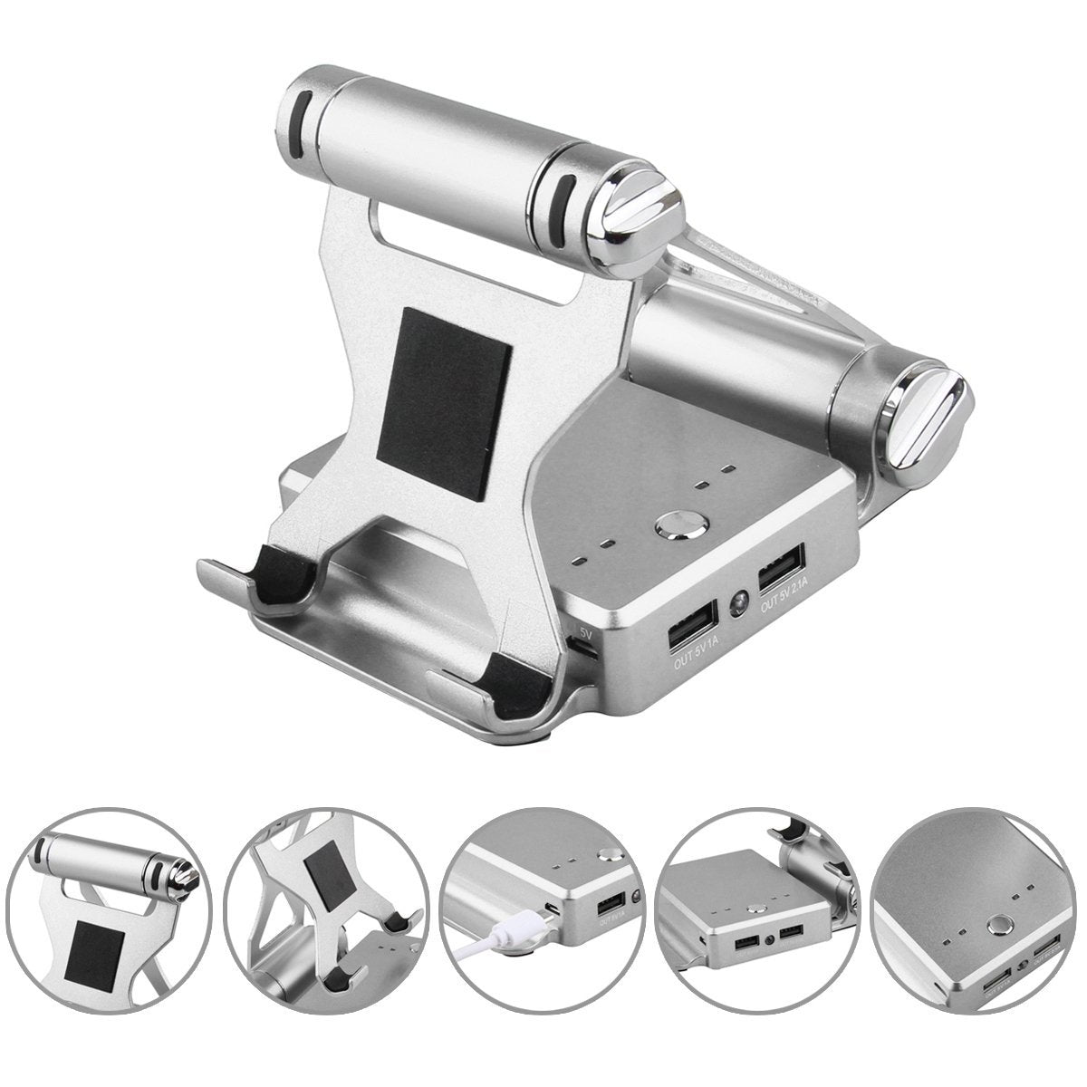 Podium Style Stand With Extended Battery Up To 200% For iPad, iPhone And Other Smart Gadgets Gadgets and Gizmos
