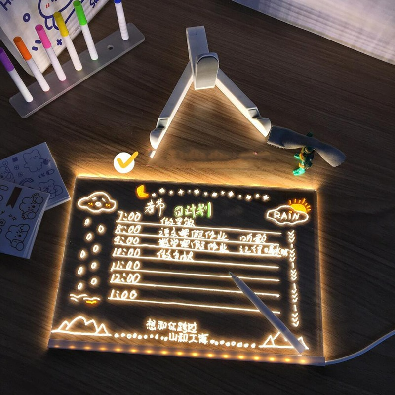 Acrylic DIY Note LED Board Gadgets and Gizmos