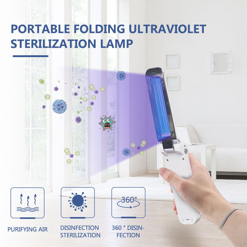 Compact UV Disinfection Lamp for Travel Gadgets and Gizmos