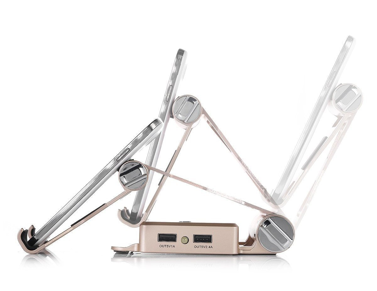 Podium Style Stand With Extended Battery Up To 200% For iPad, iPhone And Other Smart Gadgets Gadgets and Gizmos