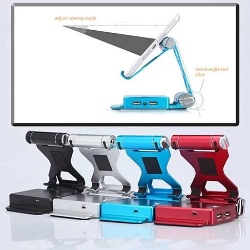 Podium Style Stand With Extended Battery Up To 200% For iPad, iPhone And Other Smart Gadgets Gadgets and Gizmos