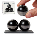Mega Magnetic Orbs by Speks - Desk Decoration & Stress Relief Toy Set of 3, Gunmetal Gadgets and Gizmos