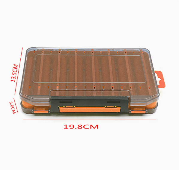 Durable Dual-Sided Fishing Tackle Box Gadgets and Gizmos
