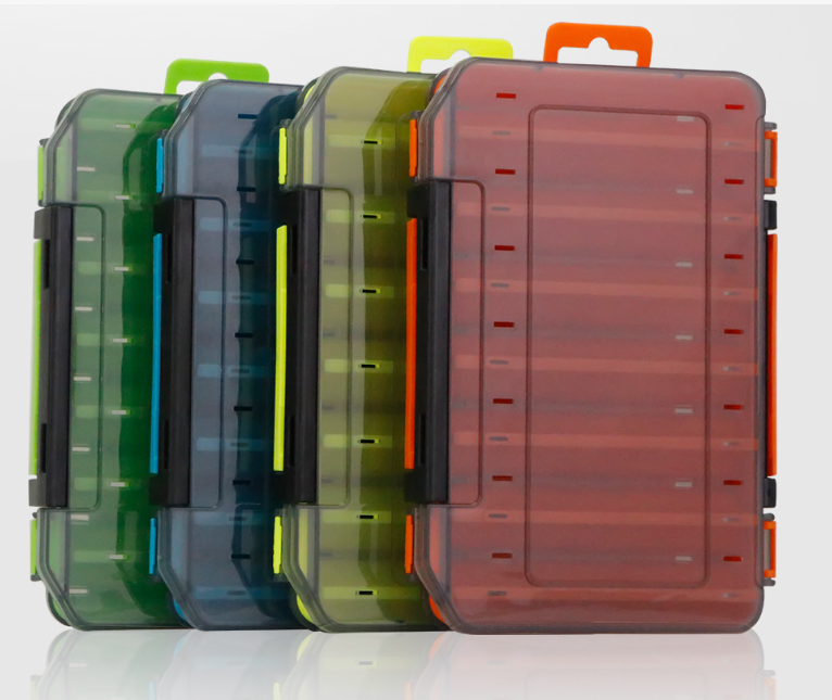 Durable Dual-Sided Fishing Tackle Box Gadgets and Gizmos