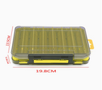 Durable Dual-Sided Fishing Tackle Box Gadgets and Gizmos
