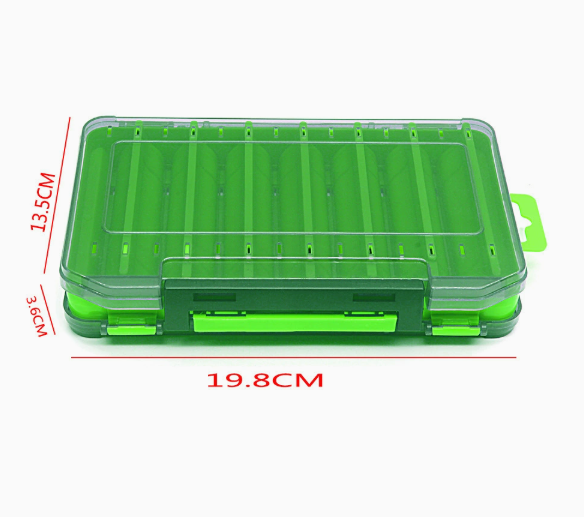 Durable Dual-Sided Fishing Tackle Box Gadgets and Gizmos