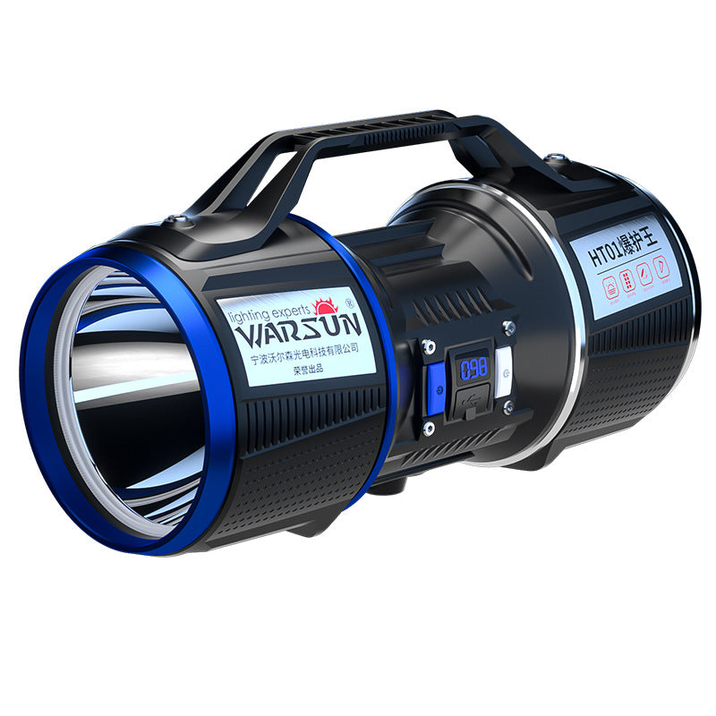 HT01 dual-beam fishing light with blue and yellow laser for night fishing