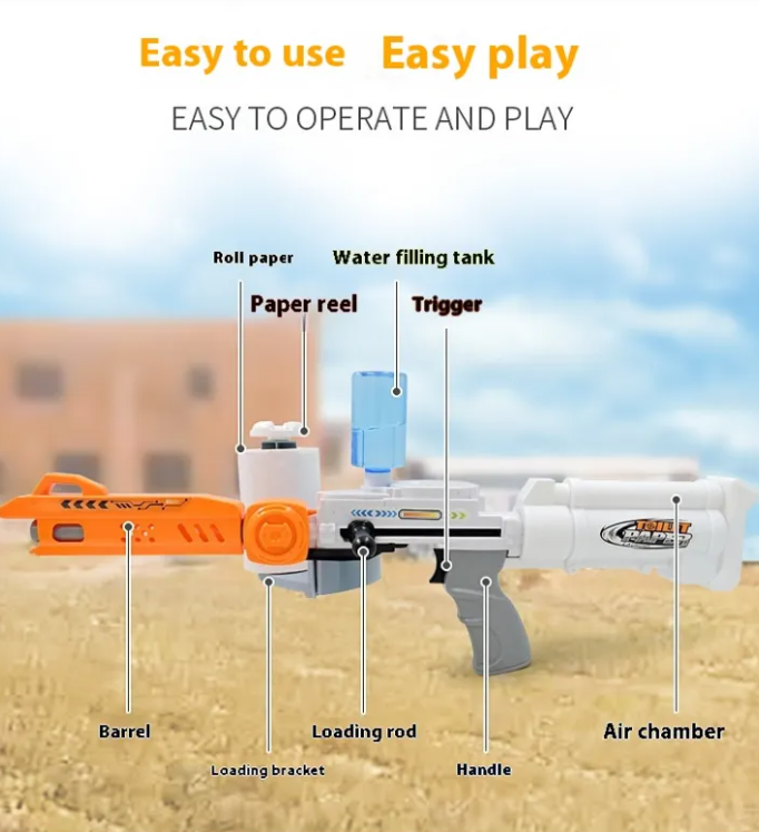 Paper Dart Gun Gadgets and Gizmos