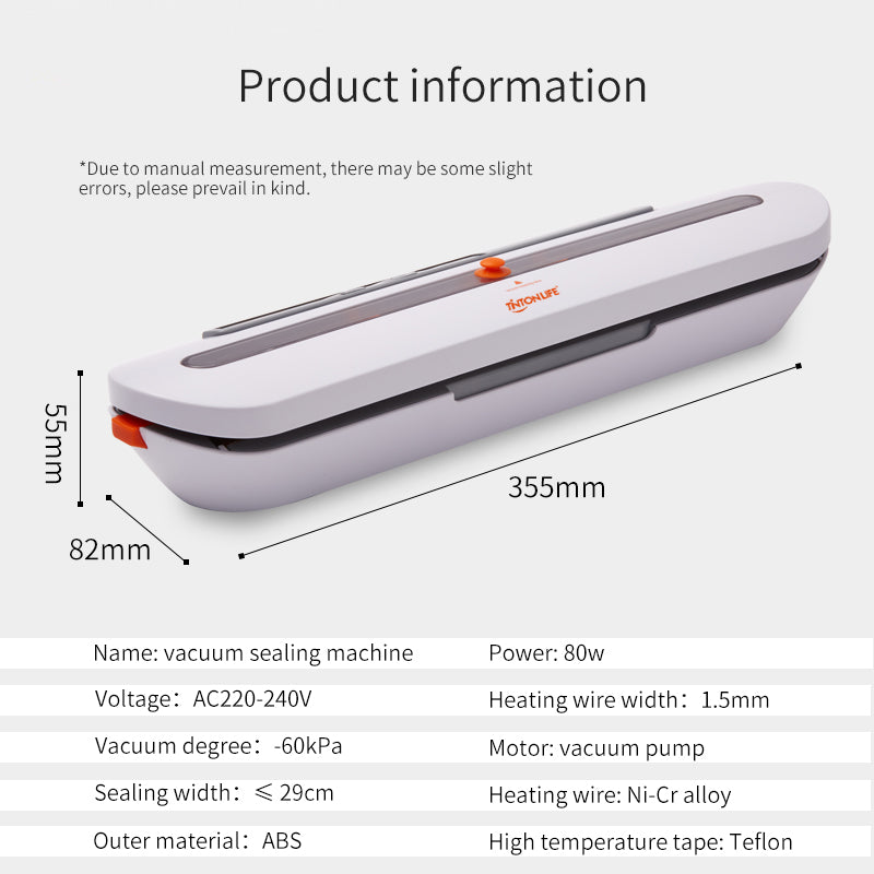 Home Vacuum Sealer Automatic Food Packaging Machine Gadgets and Gizmos
