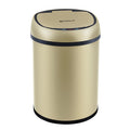 Auto-sense touchless trash bin with motion sensor lid for modern homes