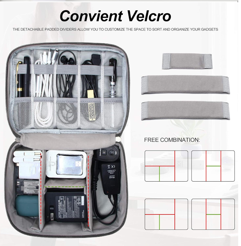 Portable Gadget & Cable Organizer Gadgets and Gizmos