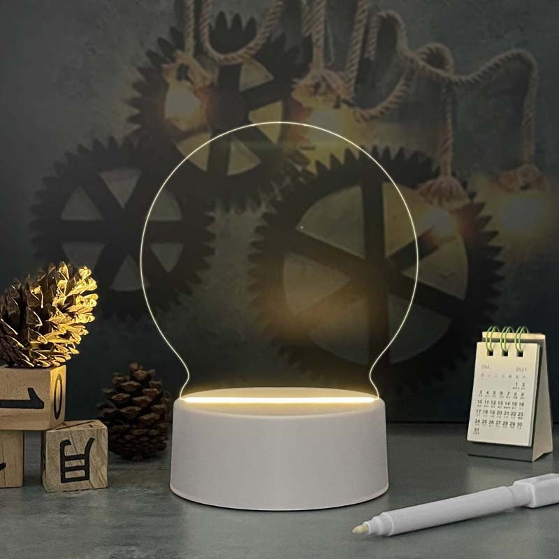LED Glow Acrylic Memo Calendar Gadgets and Gizmos