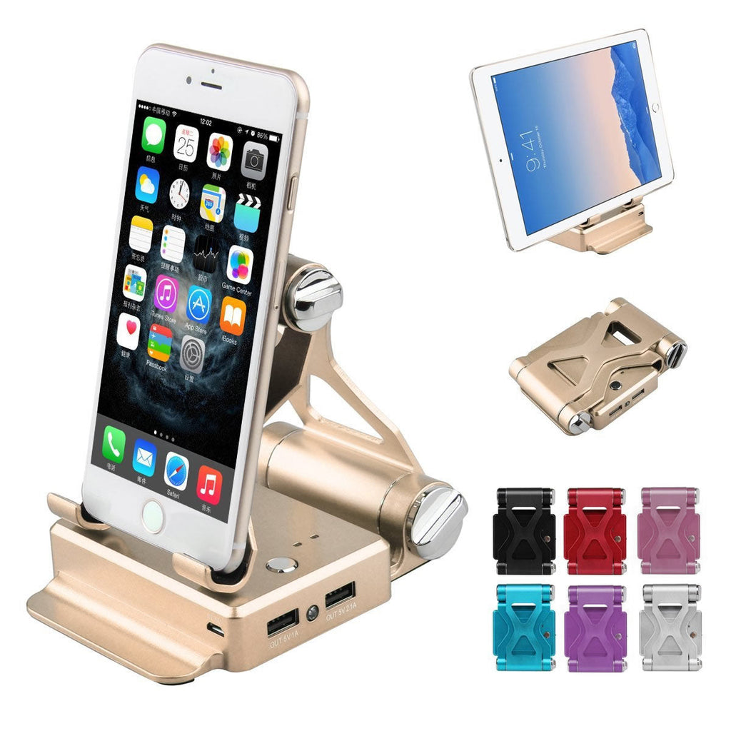 Podium Style Stand With Extended Battery Up To 200% For iPad, iPhone And Other Smart Gadgets Gadgets and Gizmos