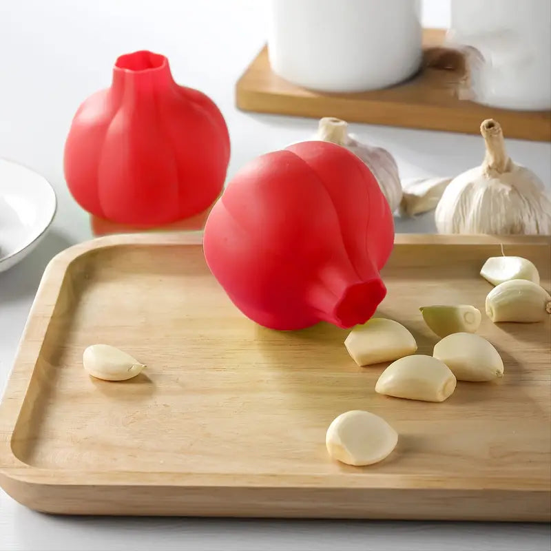 Silicone Garlic Peeler and Press Kitchen Gadget Gadgets and Gizmos