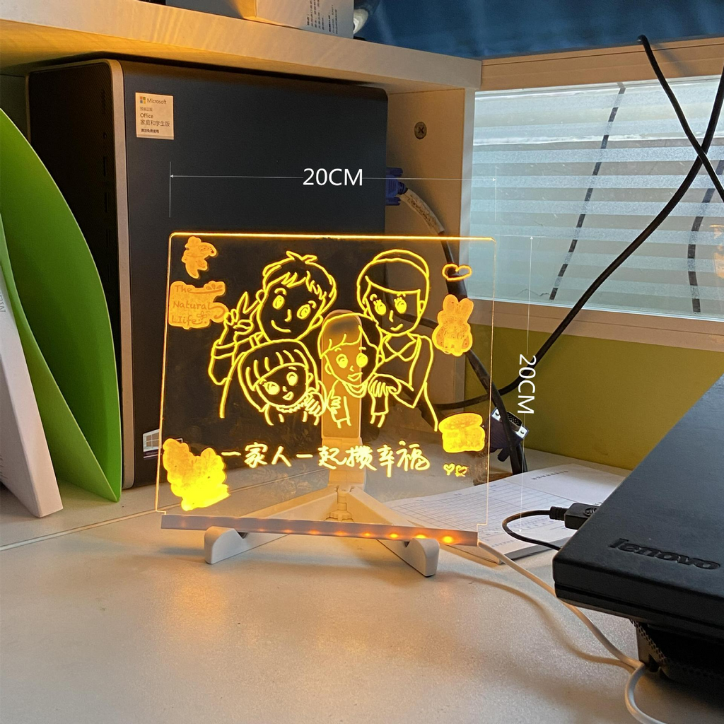 Acrylic DIY Note LED Board Gadgets and Gizmos