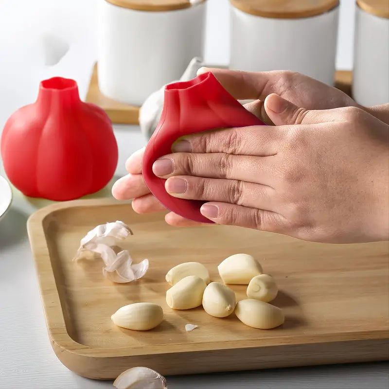 Silicone Garlic Peeler and Press Kitchen Gadget Gadgets and Gizmos