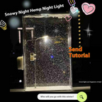 DIY Handmade Snowflake Night Light Gadgets and Gizmos