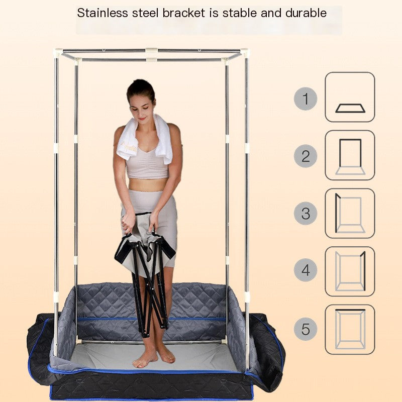 Portable Home Sauna Steamer with Support Frame Gadgets and Gizmos