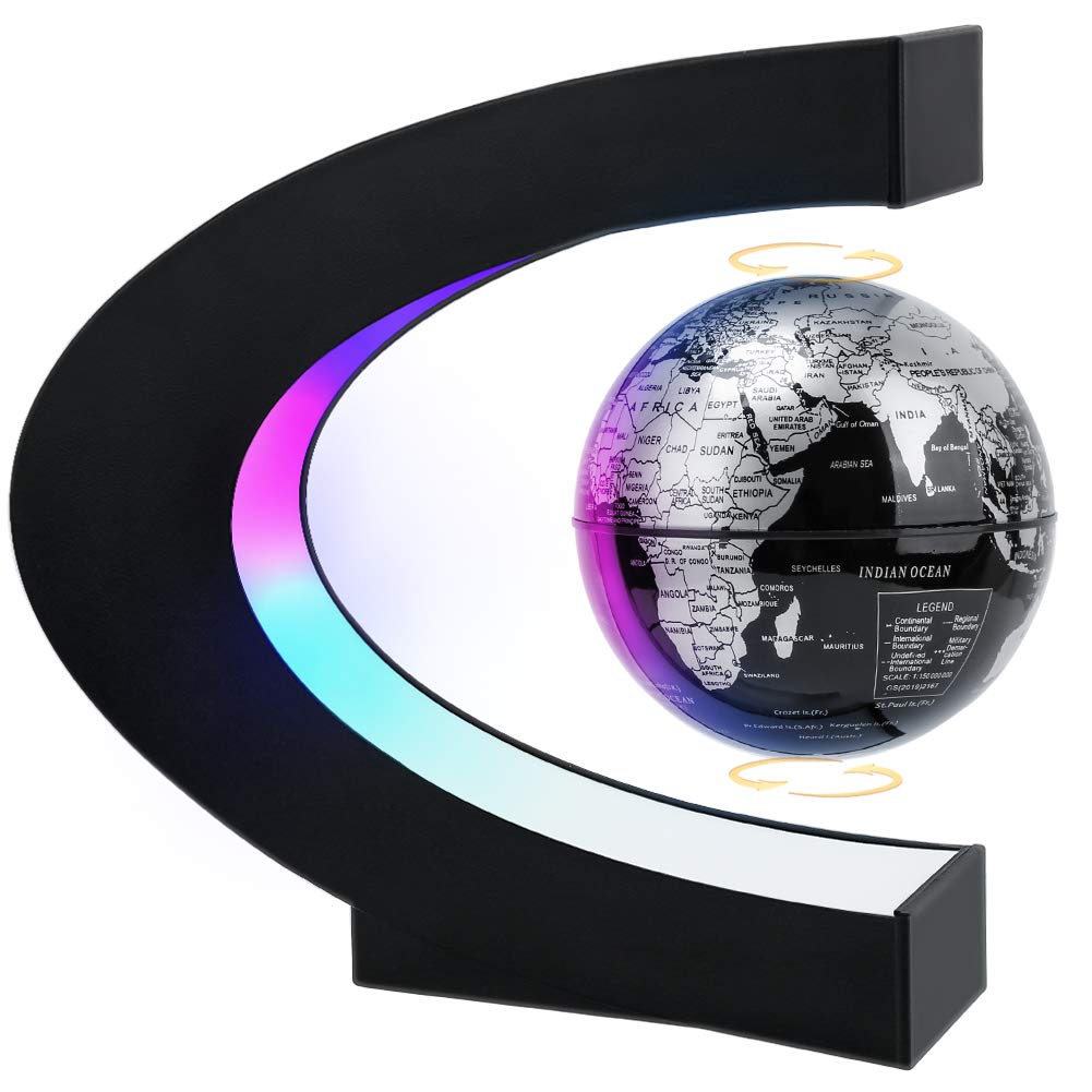 LeviGlobe LED - Floating Magnetic Globe for Home & Office Gadgets and Gizmos