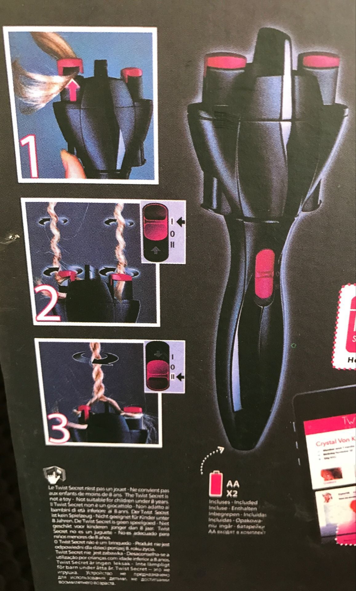 Electric Twist and Braid Hairstyler Gadgets and Gizmos