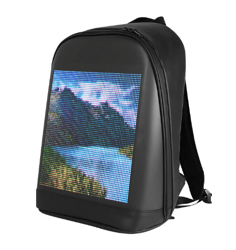 Dynamic LED Screen School Backpack Gadgets and Gizmos