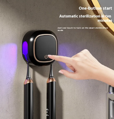 Home Wall Mount Toilet Toothbrush Rack Gadgets and Gizmos
