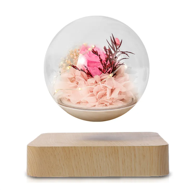 Home Desk Decoration Magnetic Levitation Perpetual Flower Ornament Gadgets and Gizmos