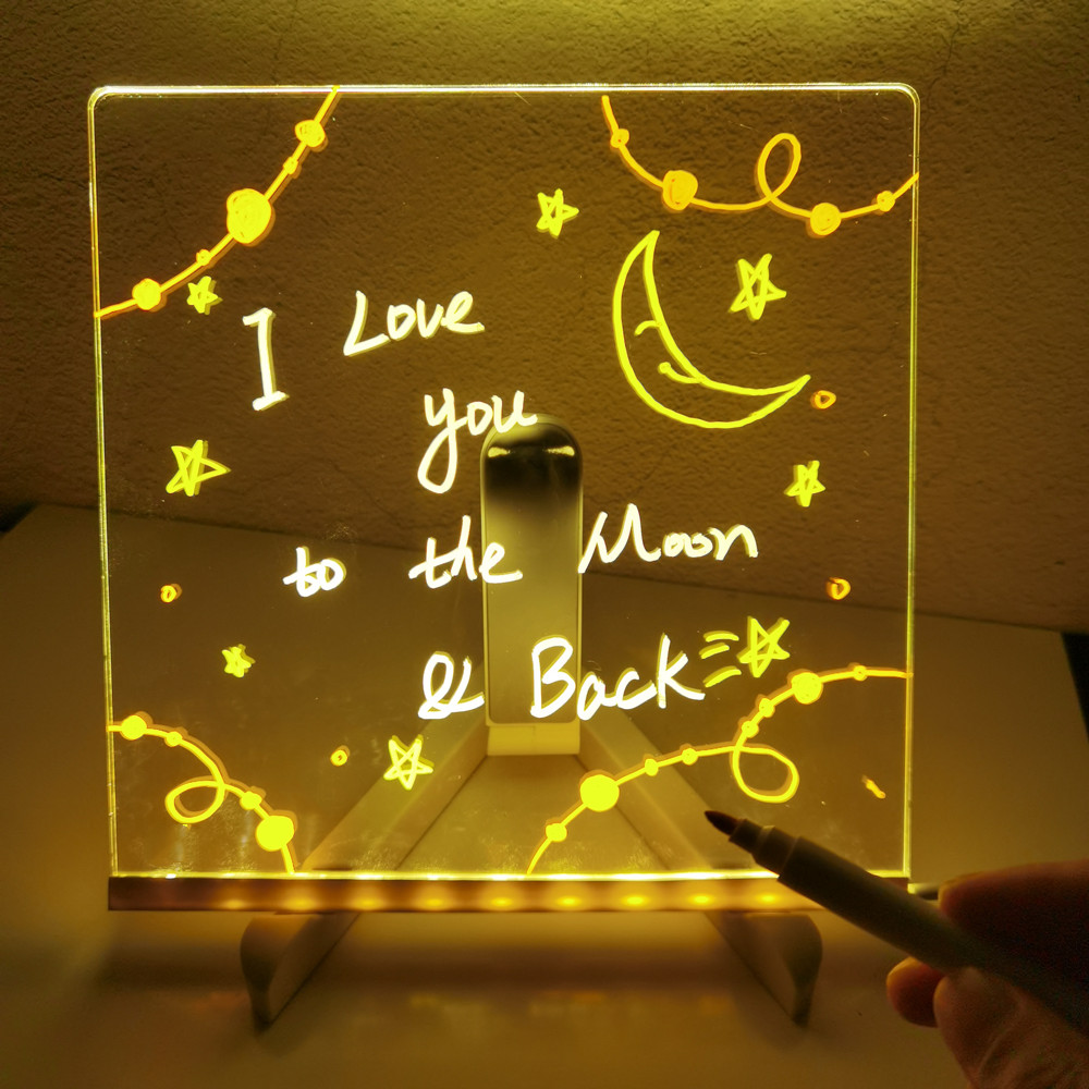 Acrylic DIY Note LED Board Gadgets and Gizmos