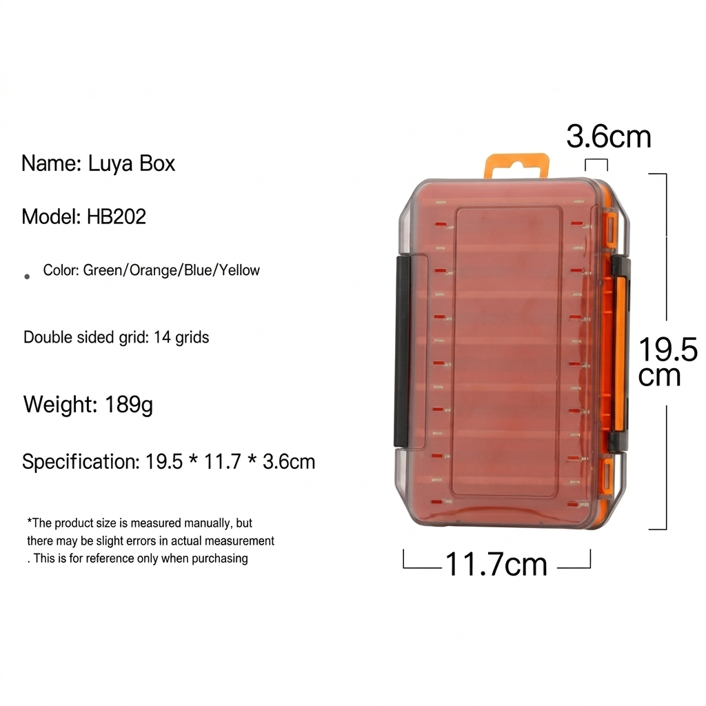 Durable Dual-Sided Fishing Tackle Box Gadgets and Gizmos